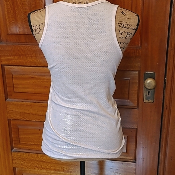 BKE peachy/rose gold tank top Made in the USA - Picture 3 of 7